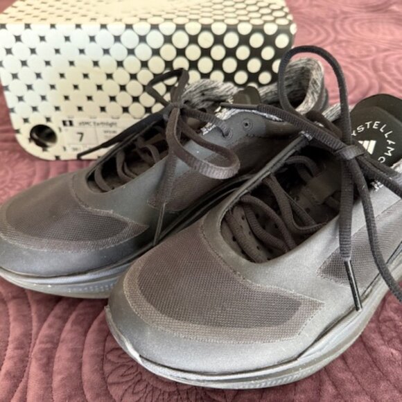 Stella McCartney Adidas Earthlight Mesh Core Black (With Box) Women's 7 - Picture 3 of 10